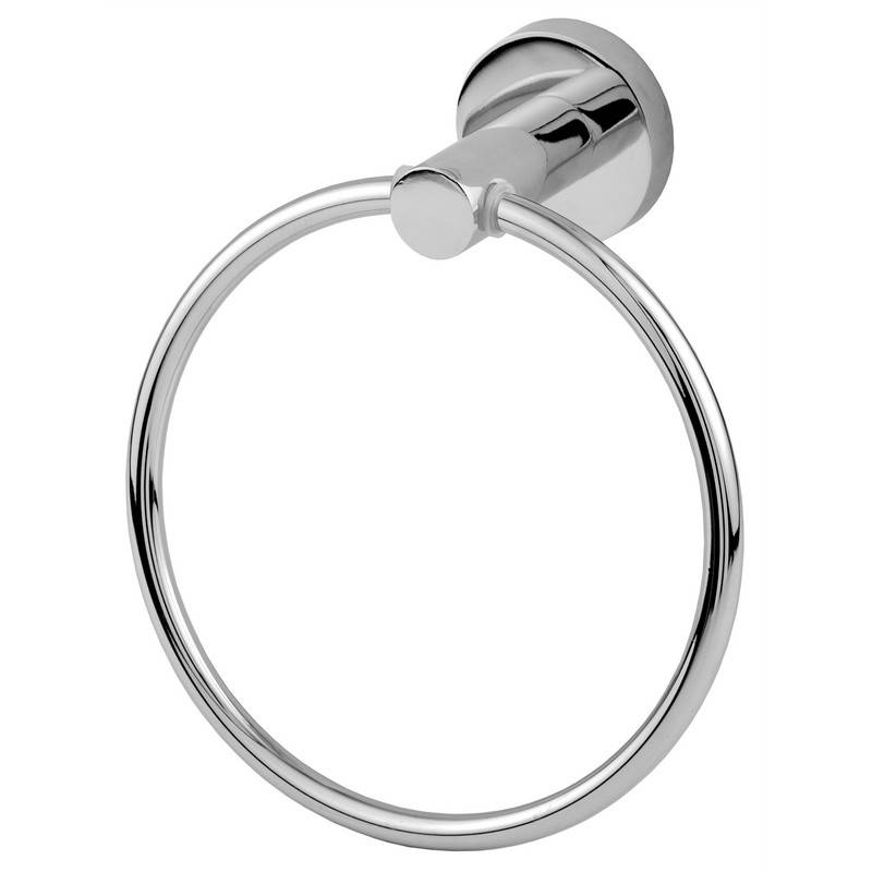 Porta Toalha Rosto Argola Imperatriz Fit Cromado